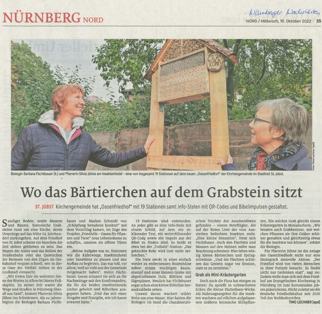 Artikel aus den Nürnberger ANchrichten vom 19.10.2022